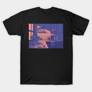 The Cozy Nook: A Lofi Room Drawing T-Shirt